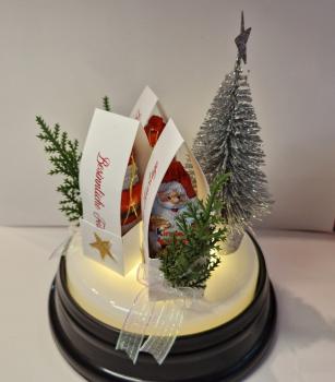 Weihnachtsmann im Haus, Weihnachten, Nikolaus,  Tischdeko, Mitbringsel